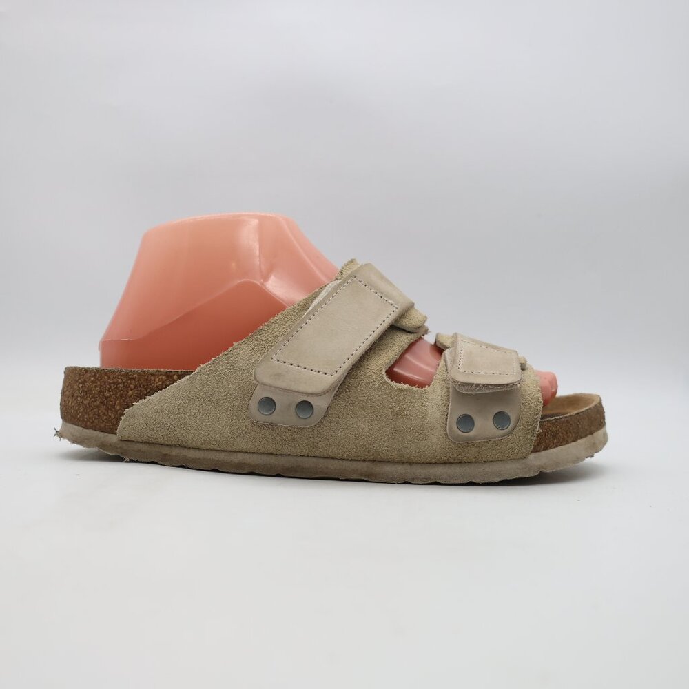 Birkenstock Kyoto Women's Size EU 38 US 7 Double Closure Tan Khaki Slip On